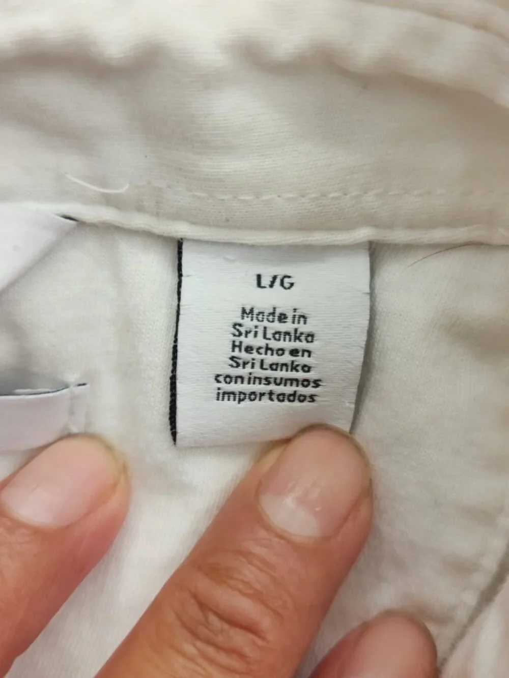 Calvin Klein CK Slim Fit Polo Shirt Men L White Striped 100% Cotton - Picture 5 of 15